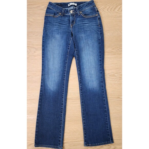 Levis 529 Jeans Womens 27x32 Curvy Bootcut Denim Blue Straight Leg Rockstar Pant - Picture 1 of 14